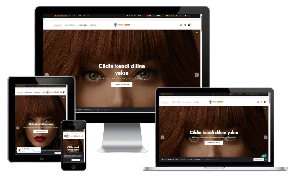 Kehribar E-Ticaret Teması