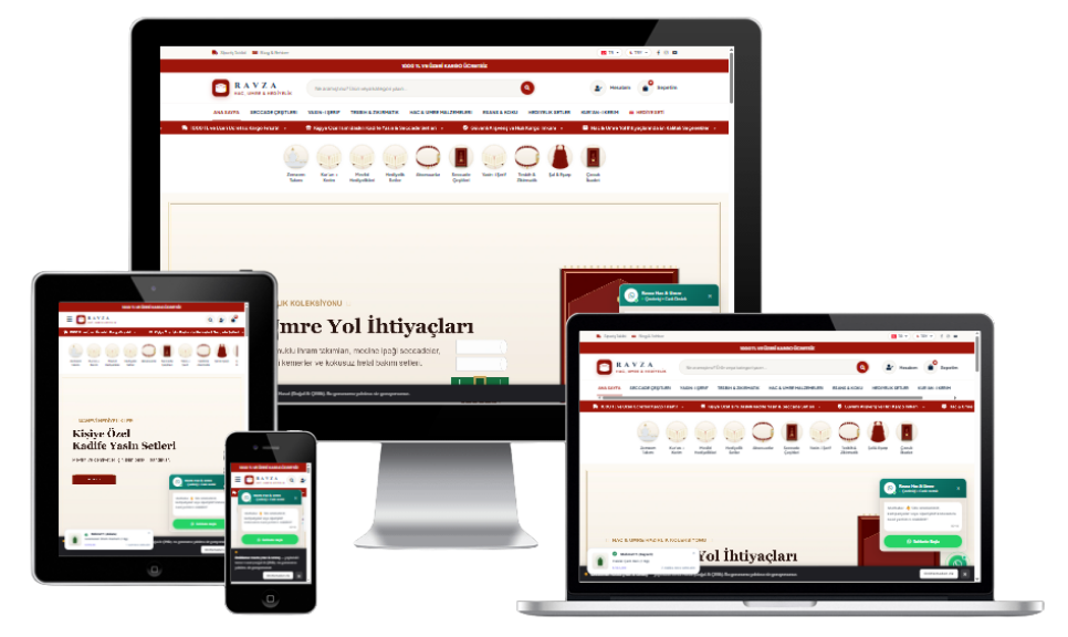Ravza E-Ticaret Teması