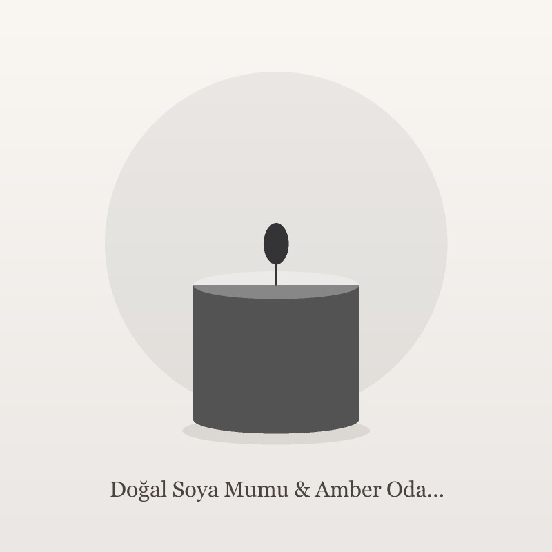Doğal Soya Mumu & Amber Oda Kokusu Seti
