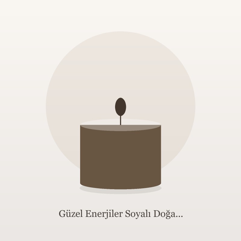 Güzel Enerjiler Soyalı Doğal Mum 220 g