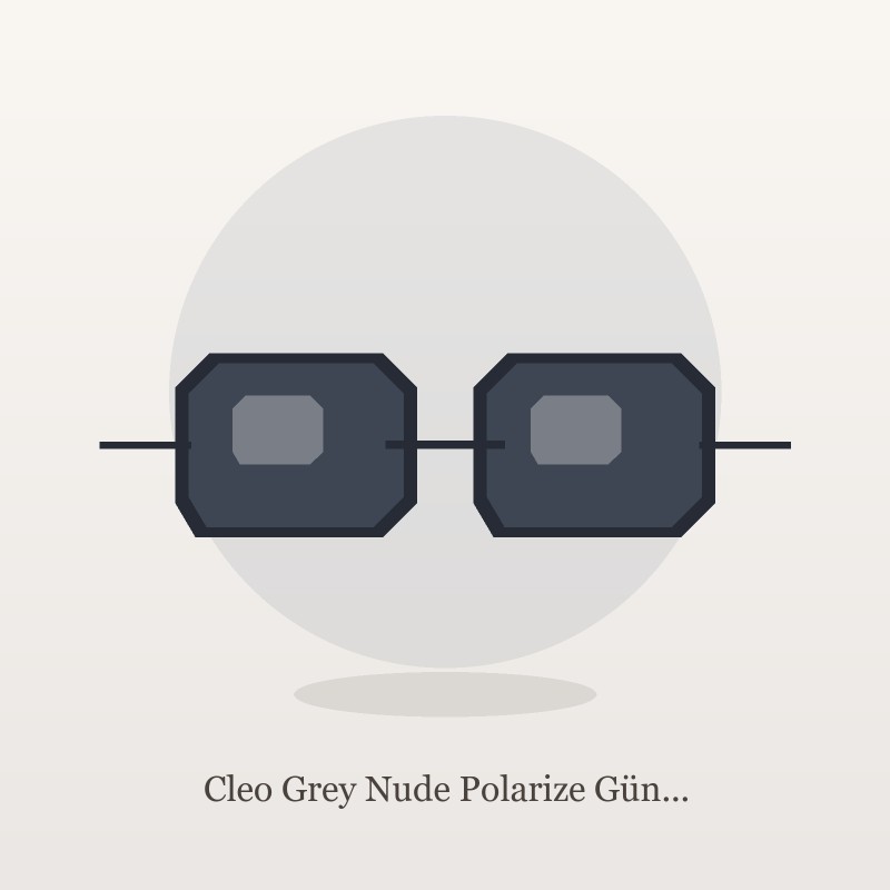 Cleo Grey Nude Polarize Güneş Gözlüğü