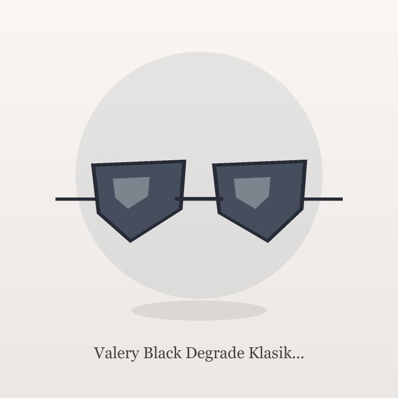 Valery Black Degrade Klasik Pilot Gözlük